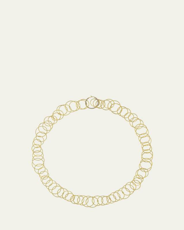 Hawaii 18K Yellow Gold Short Necklace, 48cm
